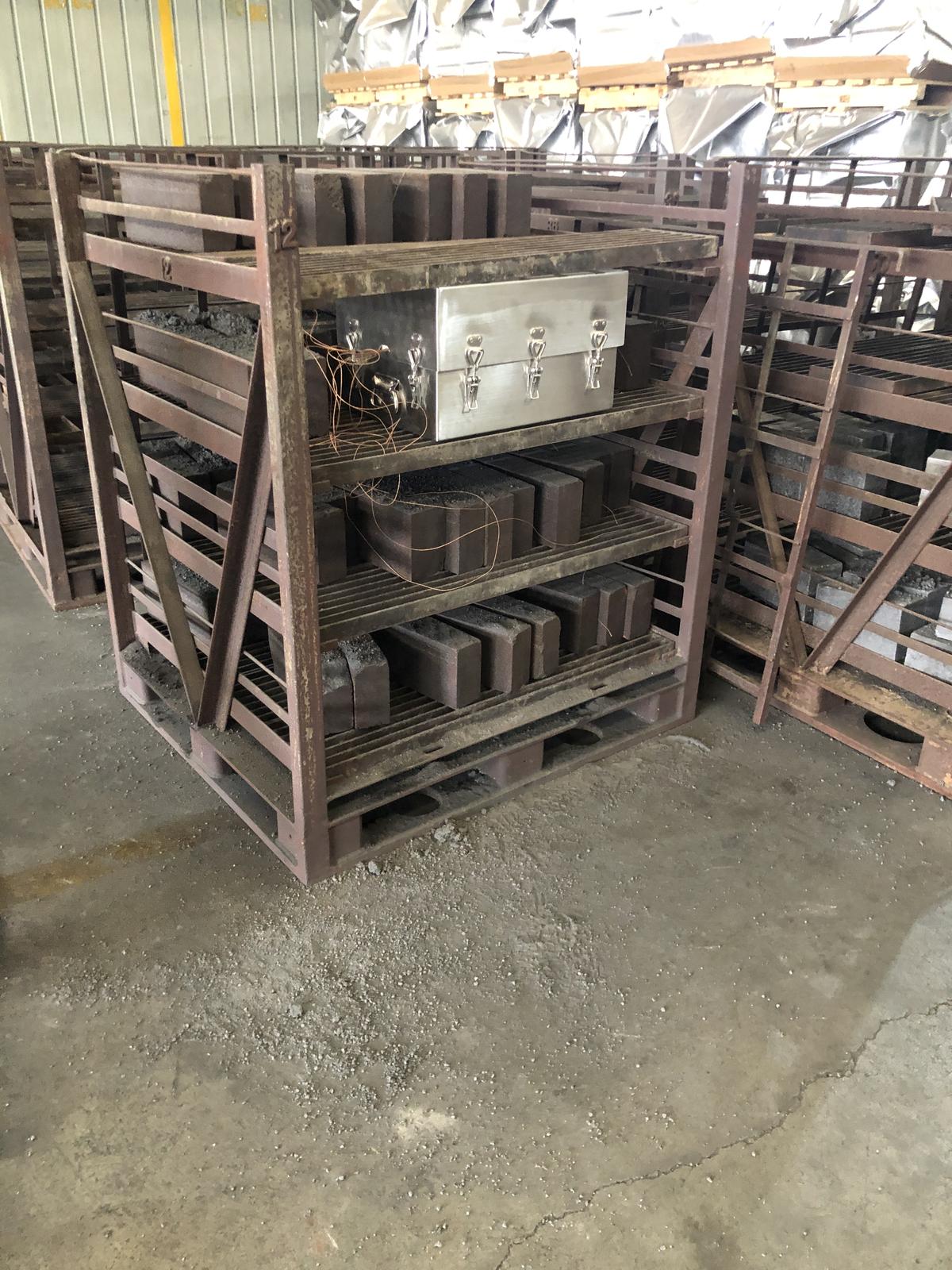 镁碳砖烘干